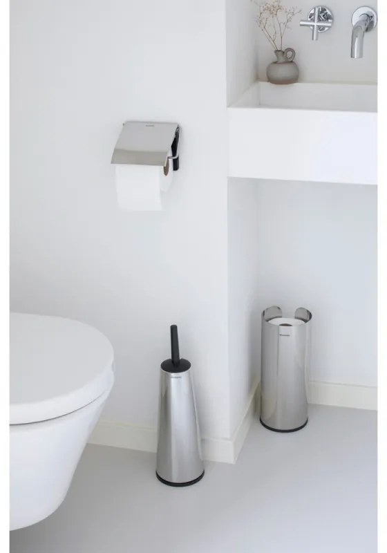 Set accesorii pentru toaleta Brabantia ReNew 1003478, 3 piese, Rezistent la coroziune, Inox