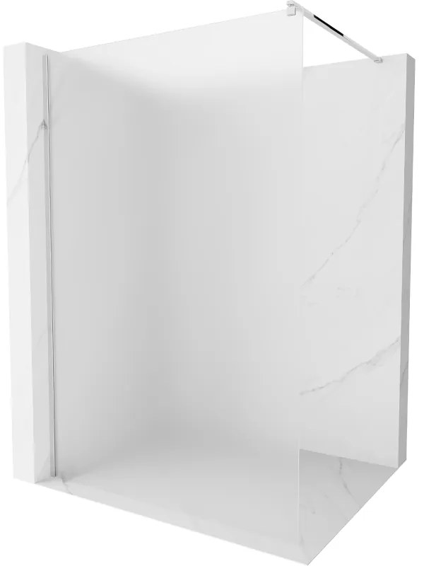 Mexen Kioto perete de duș Walk-in 90 x 200 cm, mat 8 mm, crom - 800-090-101-01-30