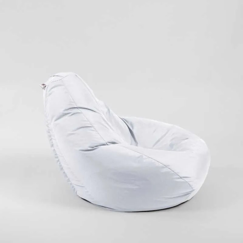 Fotoliu Nirvana Hobbit Pufrelax, Material Impermeabil - Alb