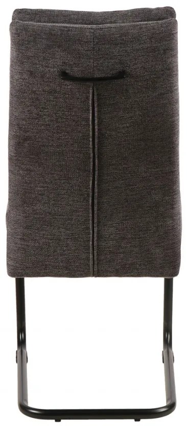 Scaun tapitat Berry Brego 18 gri inchis