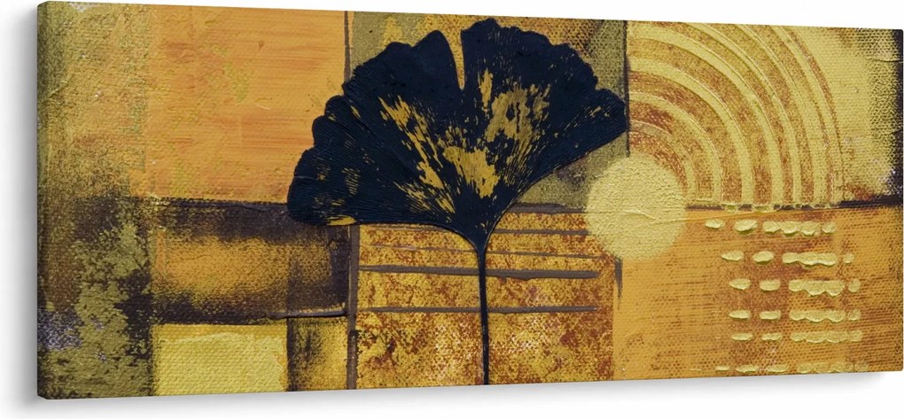 Tablou - Frunza ginkgo (120x50 cm)