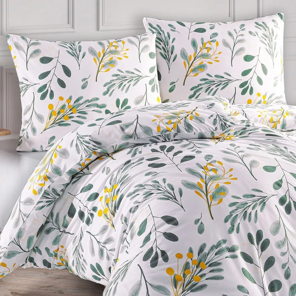 BedTex Lenjerie de pat din bumbac Floranc, 140 x 200 cm, 70 x 90 cm, 140 x 200 cm, 70 x 90 cm