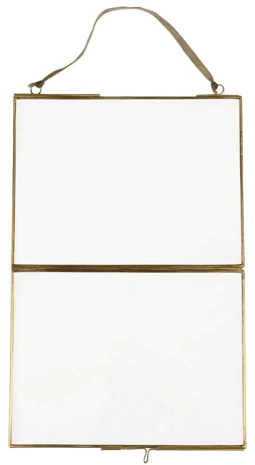 Ramă foto aurie de agățat din metal 20x15 cm – Rex London