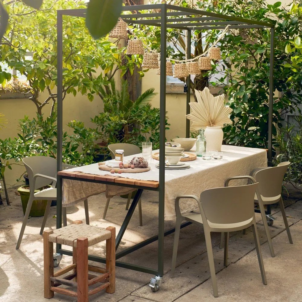 Masă de grădină din lemn de eucalipt 97x220 cm Blue Sky – vtwonen