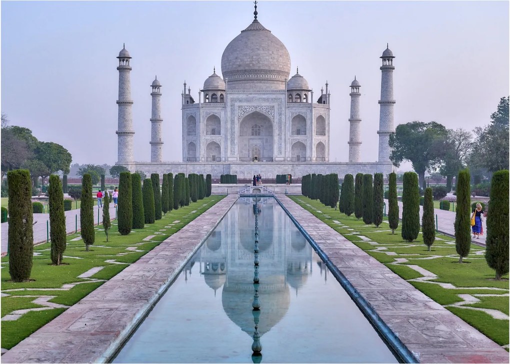 Tablou - Taj Mahal în răsăsrit de soare (70x50 cm)