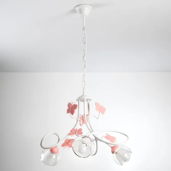 Lustră pentru copii BUTTERFLY 3xE14/6W/230V ONLI