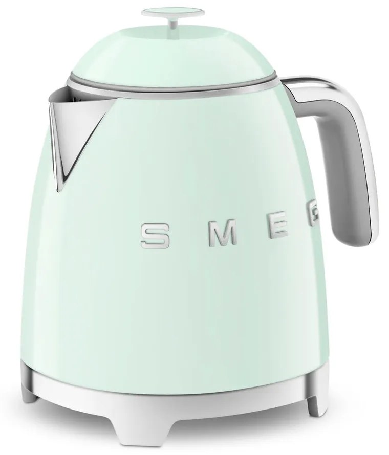 Ceainic electric verde deschis din oțel inoxidabil 800 ml Retro Style – SMEG