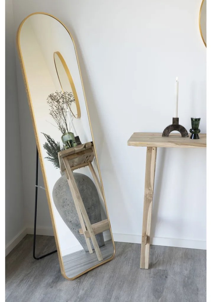 Oglindă Madrid din aluminiu, efect de cupru, 40x150 cm