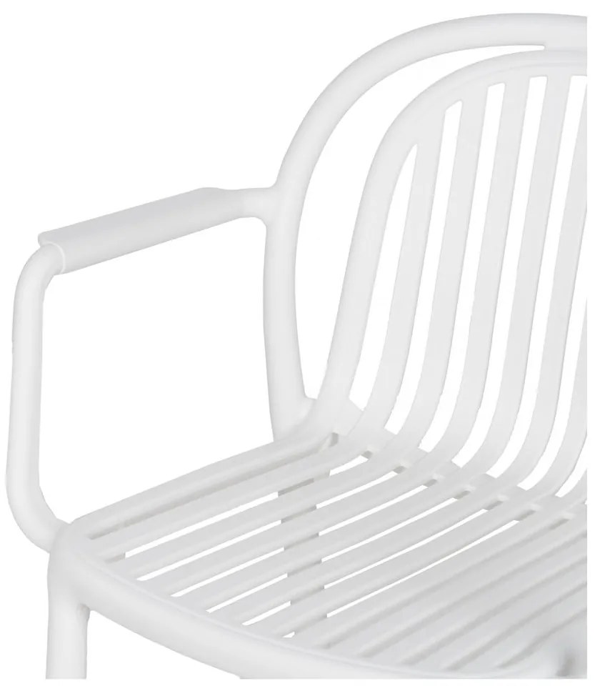 Scaun de dining alb din plastic Alia – Ixia