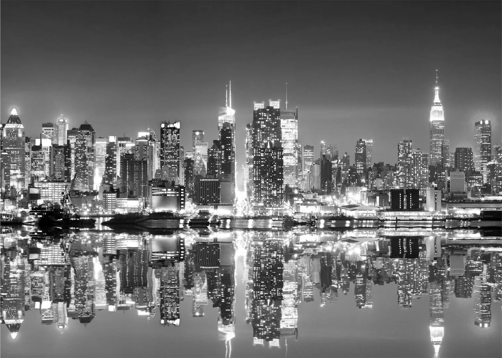 Tablou - New York, alb-negru (70x50 cm)