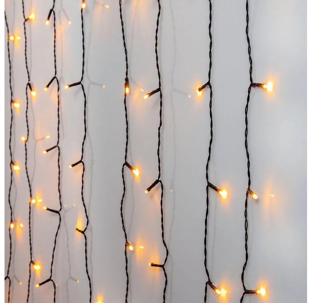 Eglo 411526 - Perdea luminoasă LED de exterior pentru Crăciun GOLDEN 120xLED 1,8m IP44 alb cald