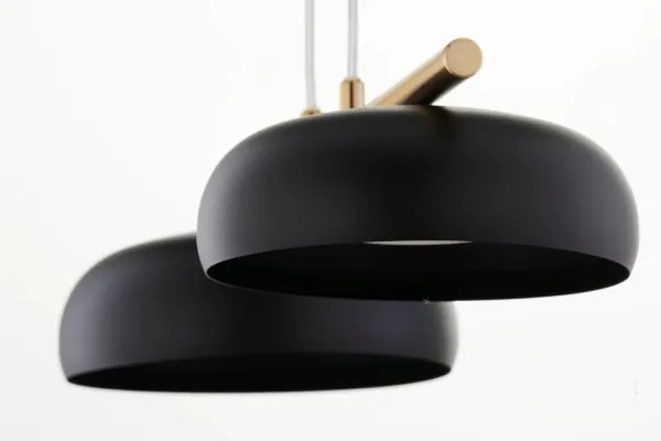 Lustru pe cablu OLAF 2xGX53/12W/230V negru/auriu