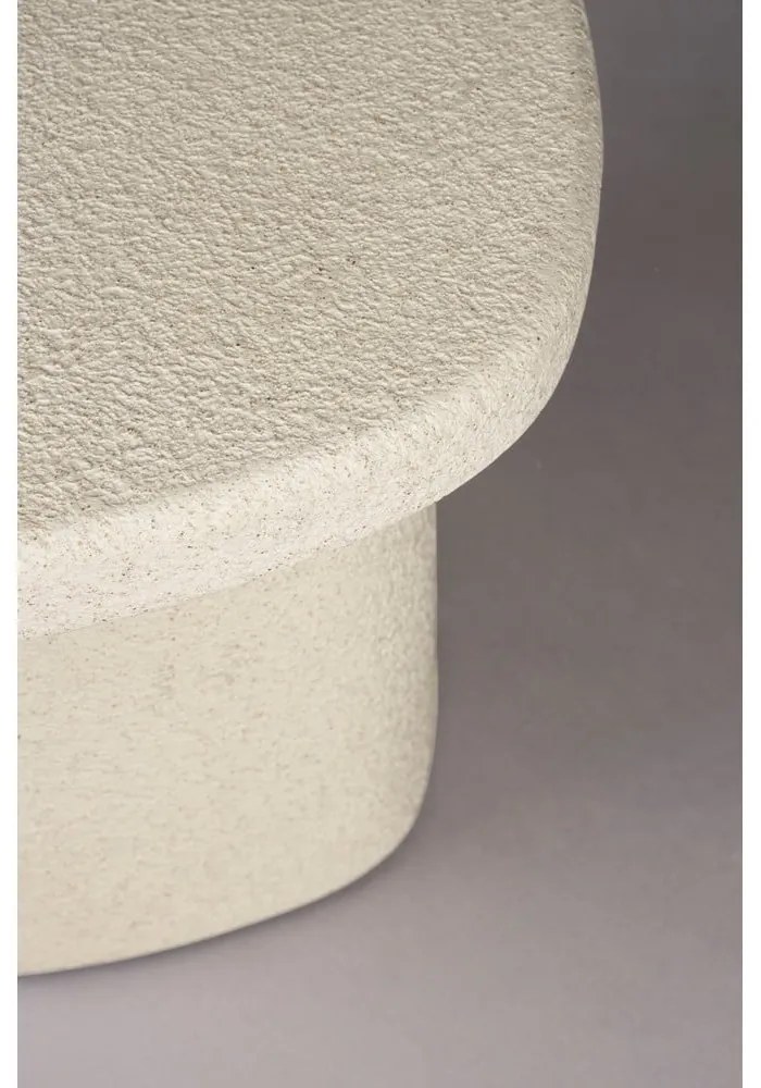Măsuță auxiliară cu blat cu aspect de marmură 45x56 cm Veda – Dutchbone