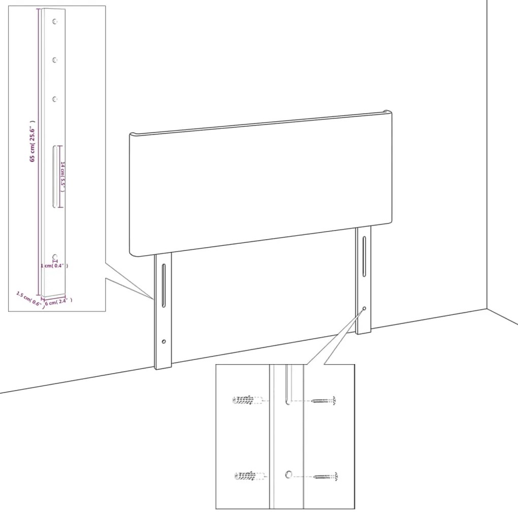 Tablie pat cu aripioare albastru inchis 93x16x78 88 cm catifea 1, Albastru inchis, 93 x 16 x 78 88 cm