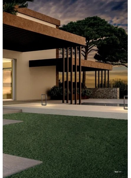 Redo 90580 - Lampă LED de exterior WAKE, 8W, 230V, 3000K, 20 cm, IP65, antracit