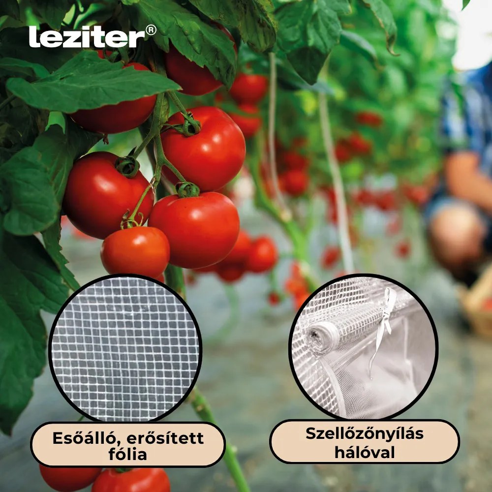 Cort din folie 200x200x300 cm cu cadru ranforsat + folie albă