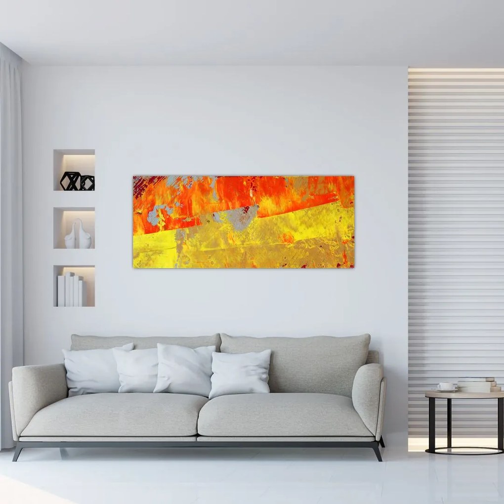 Tablou cu abstracție - pictura (120x50 cm)