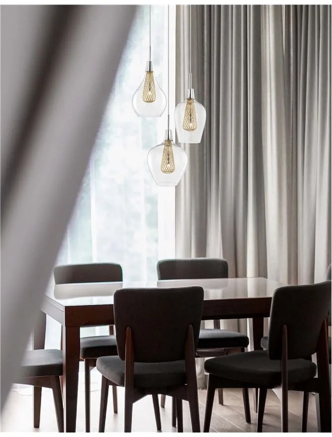 Lustra design modern 30cm Filo 3L NVL-1500202803
