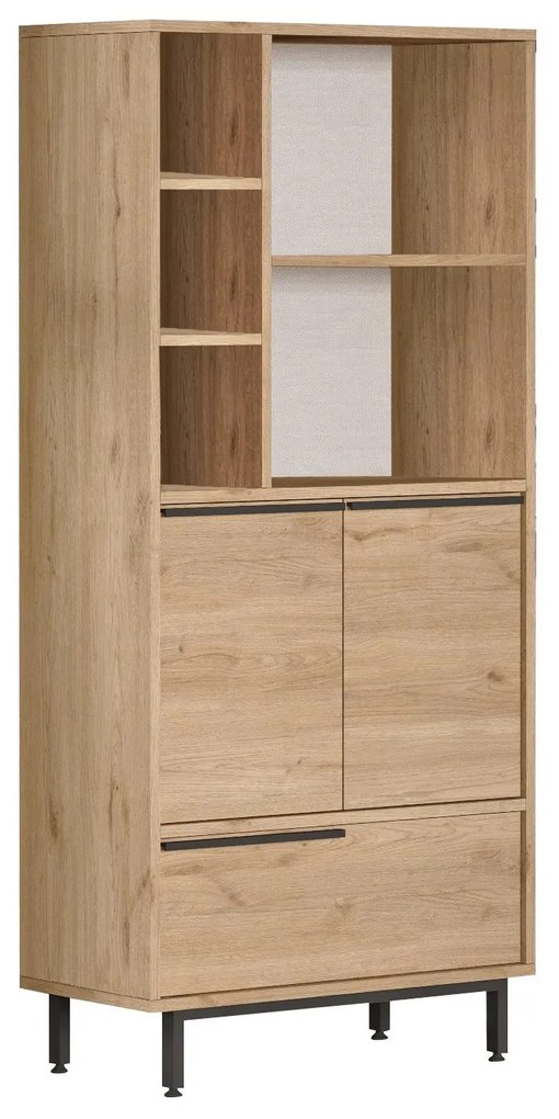 Dulap bucătărie Otto 9 A (nuc + negru). 1106579