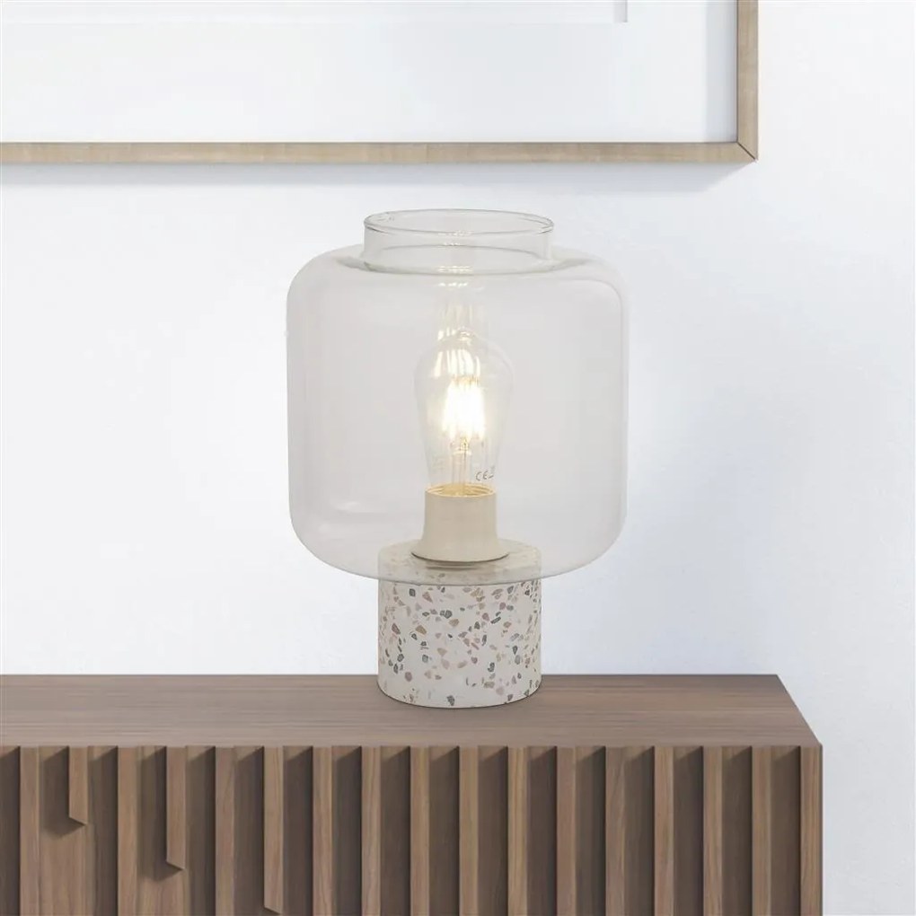 Veioza/Lampa de masa design decorativ Vessel transparent