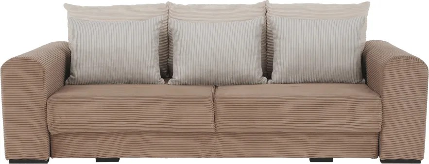 Canapea foarte spaţioasă, maro deschis, bej, crem, GILEN BIG SOFA