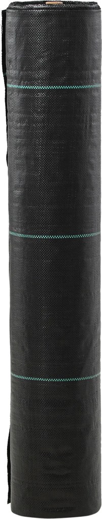 Outsunny Folie pentru Mulcire 1300g/m², Respirabilă și Anti-UV din Polipropilena, 50x2 m, Negru | Aosom Romania