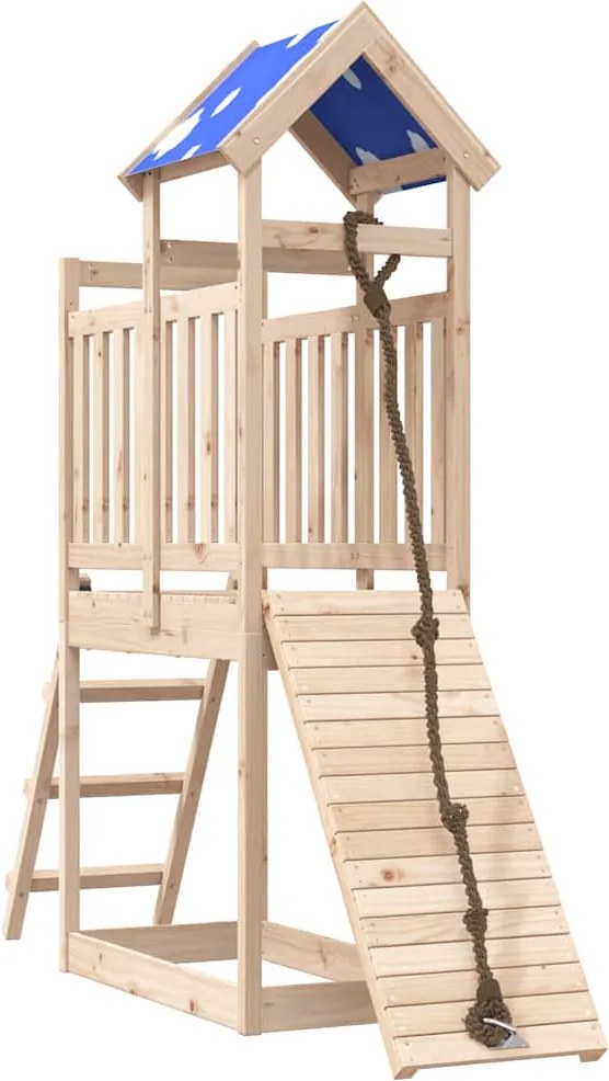 vidaXL Set de joacă pentru exterior, lemn masiv de pin