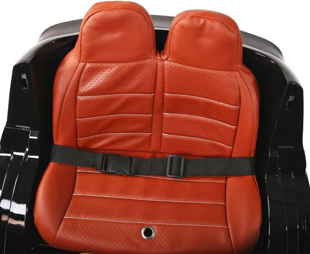 Masinuta Electrica cu Roti din Cauciuc NOVOKIDS™, Display LCD cu Redare MP4 Desene sau Muzica, Scaun de Piele, Model Offroad, Baterie Performanta