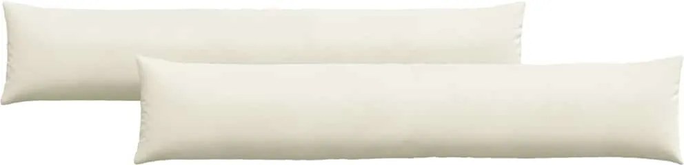 vidaXL Perne pentru canapea 2 pcs Crem 200 x 40 cm