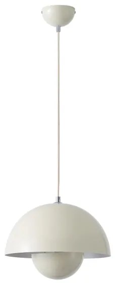 Lustră suspendată pe cablu JARDEN 1xE27/15W/230V, crem