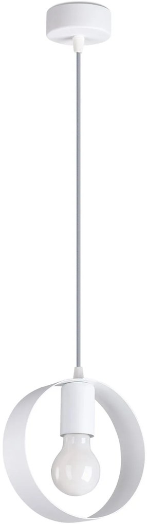 Sollux Lighting Titran lampă suspendată 1x60 W alb SL.1137