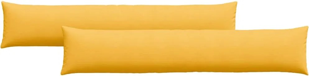 vidaXL Perne pentru canapea 2 pcs Galben Deschis 200 x 40 cm