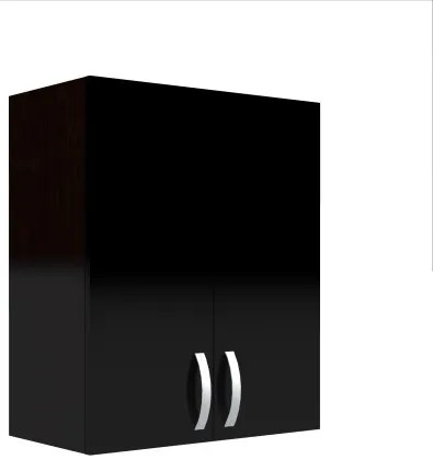 Corp superior 60 cu 2 usi pentru hota telescopica Zebra negru