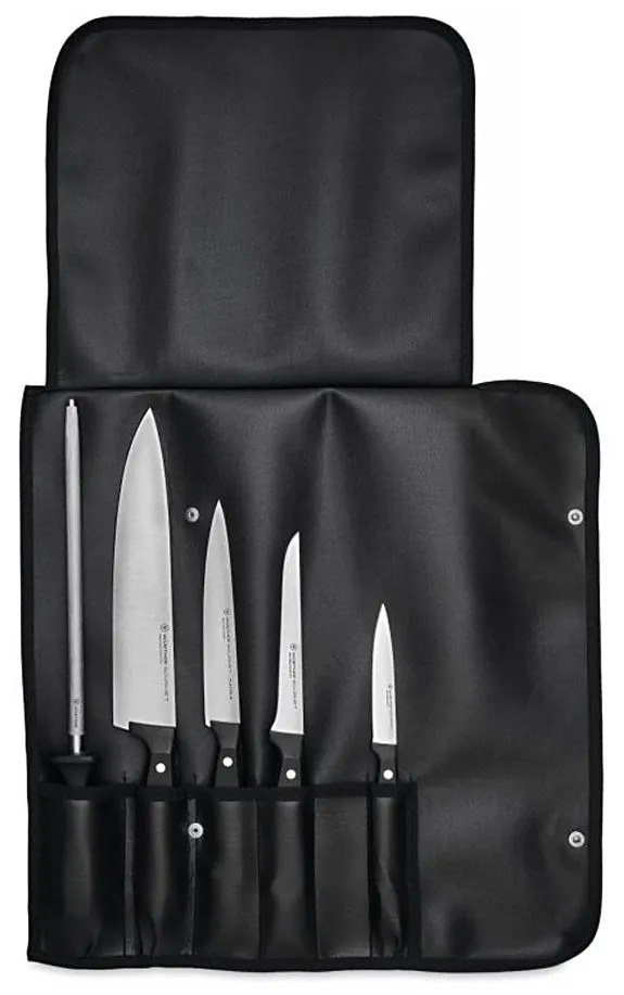 Wüsthof - Set 6 cuțite de bucătărie GOURMET, negru