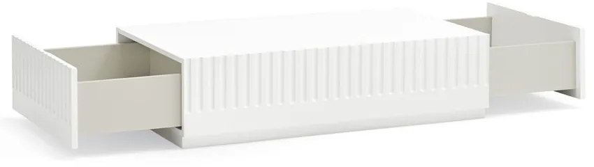 Măsuță de cafea cu 2 sertare Teulat Doric, alb