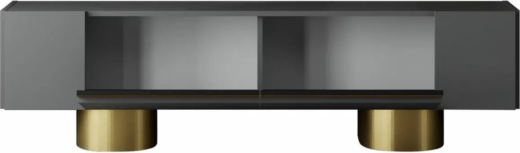 Măsuță TV Bohem Anthracite and Gold