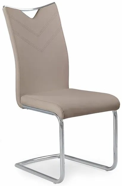 Scaun K224 piele ecologica cappucino
