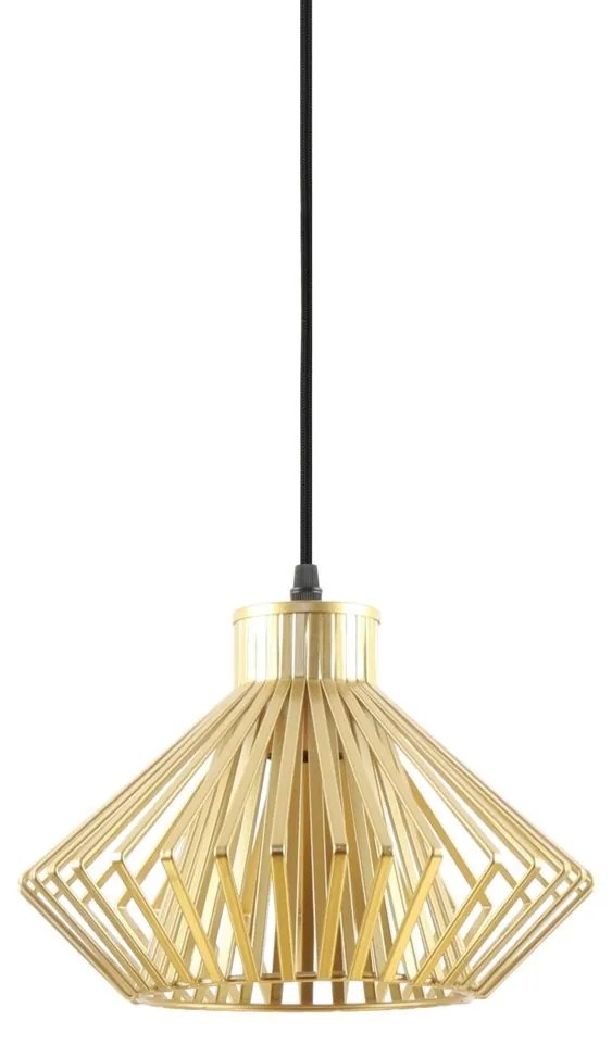 Pendul, Lustra suspendata design industrial DOLIA auriu