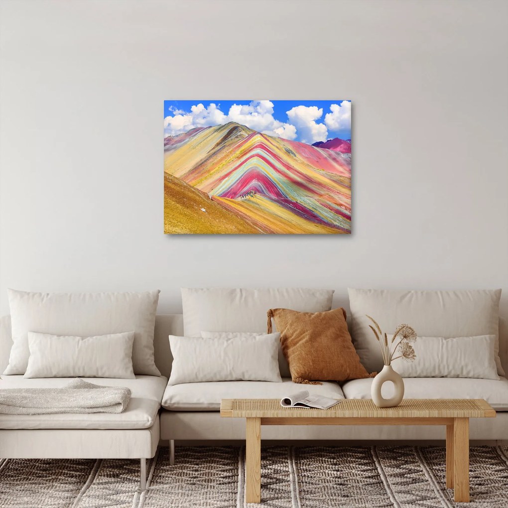 Tablou - Muntele Curcubeu, Peru (70x50 cm)