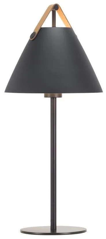 Veioza design nordic STRAP negru 46205003 DFTP