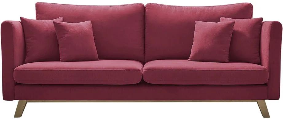 Canapea extensibilă Bobochic Paris Triplo, roșu