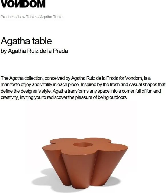 Masuta pentru copii design modern, exterior, interior AGATHA