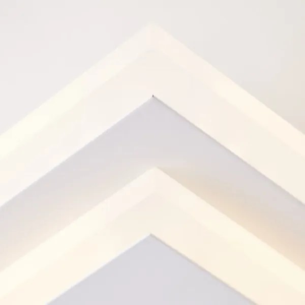 Plafonieră LED dimabilă Brilliant IORGO LED/40W/230V 43,5x43,5 cm alb/negru