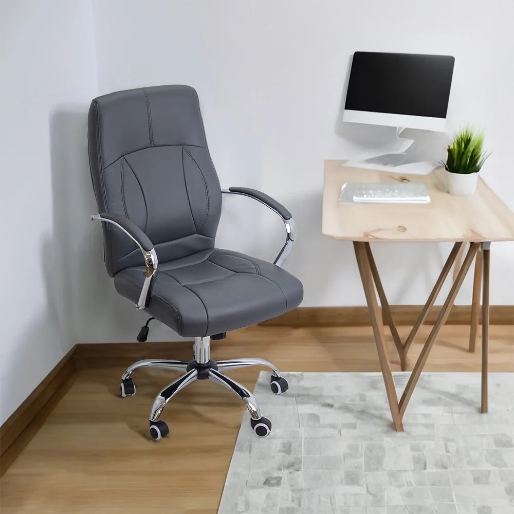 Scaun de birou din piele eco OFF 331 gri