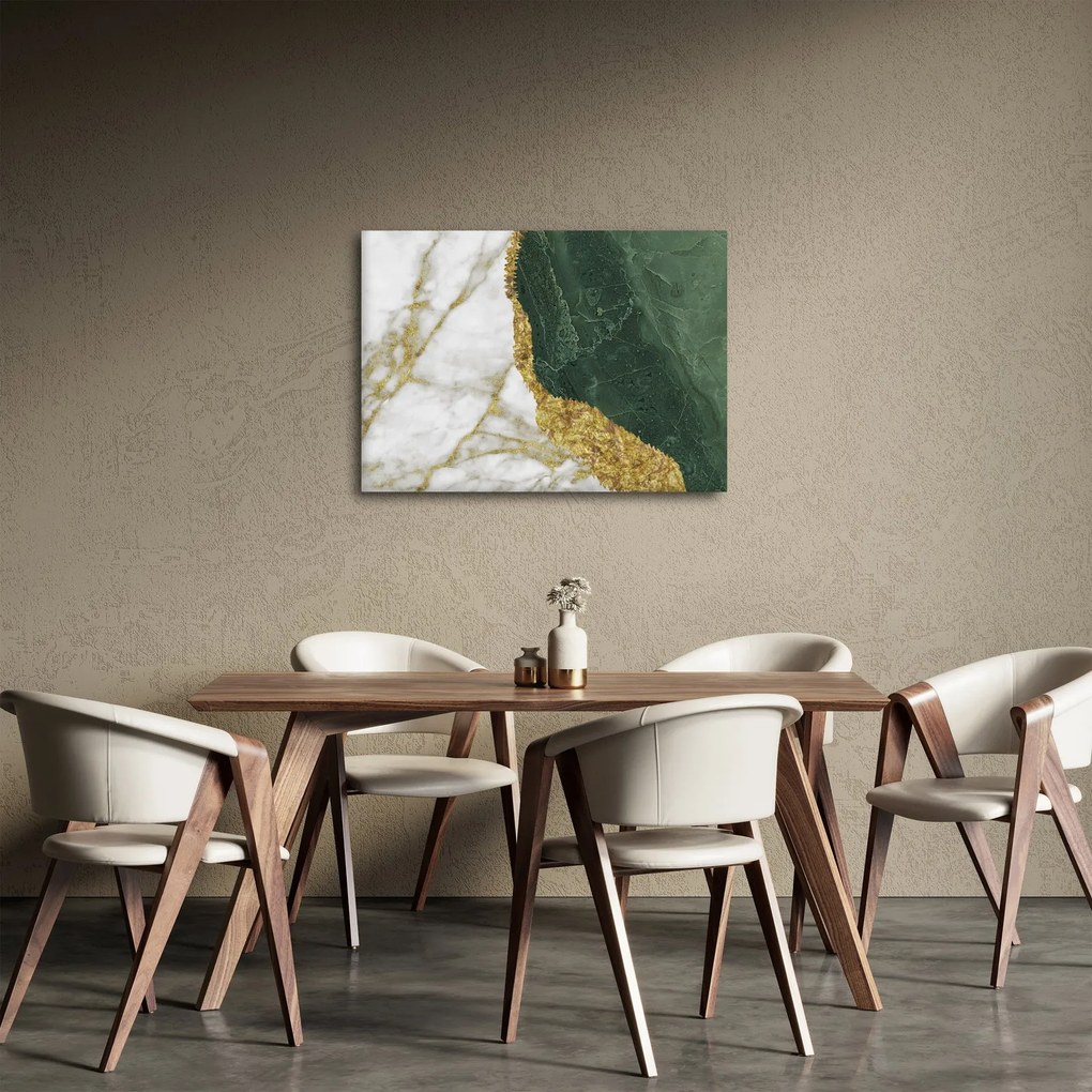 Tablou - Marmură verde N⁰3 (70x50 cm)
