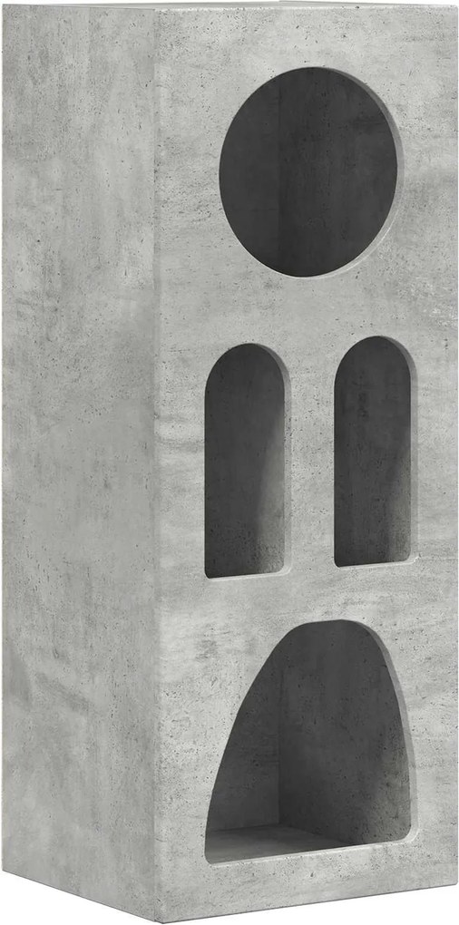 vidaXL Bufet Gri din beton 40 x 35 x 100.5 cm Lemn compozit