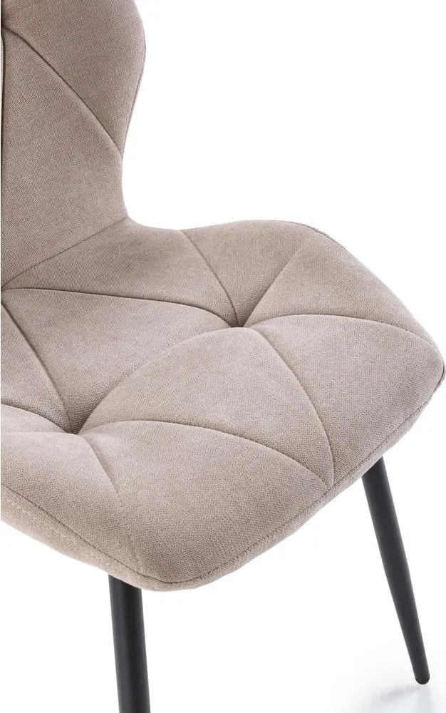 Scaune de dining bej 4 buc. Luna – Marckeric