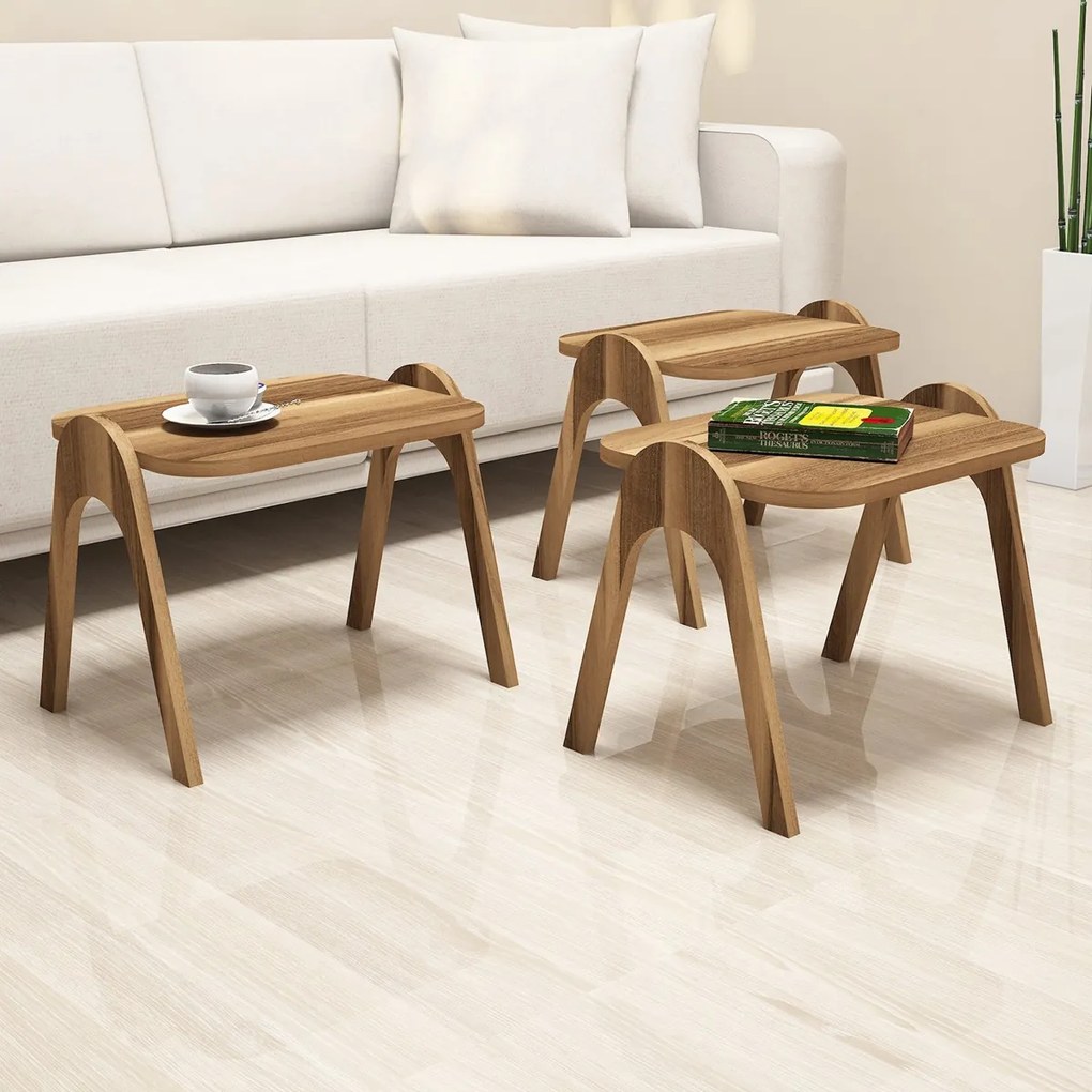 Masă pliantă Paris Walnut, 3 buc