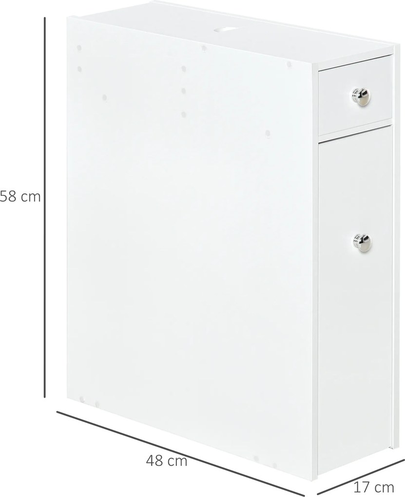 Homcom Mobila Coloana pentru Baie 17x48x58cm