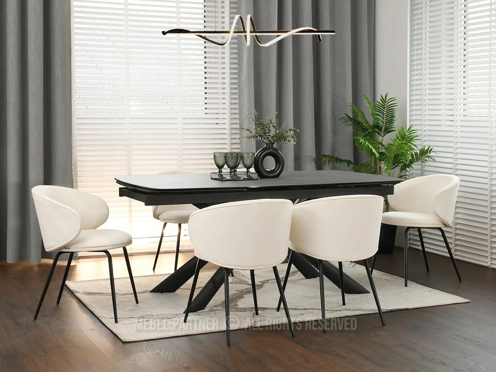 Scaun Carmen (crem + auriu). 1110995